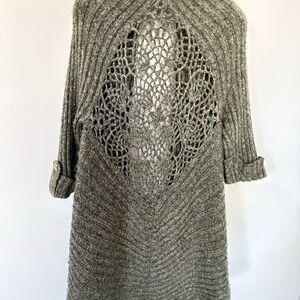 BCBG Chunky Knit Sweater in Olive Green